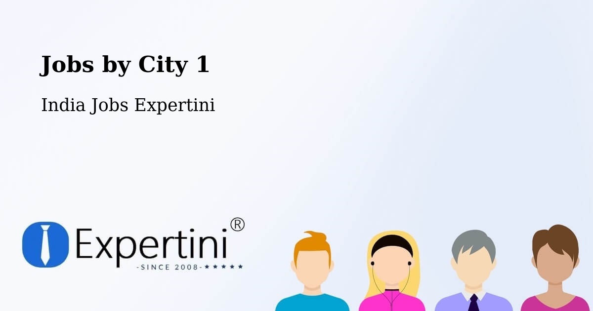 City Jobs in India - Expertini